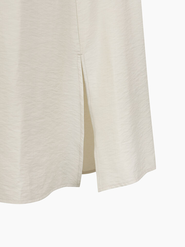Beige wrap skirt  - null - Beige | Sisley K image number 4
